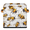 Multicolor 3, variant on CURLYOOT Wildflowers Summer Cube Storage Bin 11 Inch Fabric Storage Cube for Shelves Decorative Floral Green Leaf Foldable Basket with Leather Handle for Closet Shelves Organizer