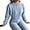 Blue, variant on Women Casual Knitted Pullover Sweaters Sexy Mock Neck Long Sleeve Cable Knit Crop Sweater Trendy Casual Fall Jumper