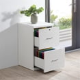 thumbnail image 2 of Alpine 2-Drawer Engineered Wood Vertical File with Lockdowel in White Finish, 2 of 9