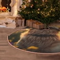 thumbnail image 5 of Sikiie Sunset Daisy Dog Nativity Christmas Tree Skirt, Jesus Christian Winter Holiday Tree Mat Decoration(30-48IN)48", 5 of 6
