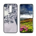 thumbnail image 1 of Compatible with LG K12 Plus Phone Case, Floral-7 Case Men Women, Flexible Silicone Shockproof Case for LG K12 Plus, 1 of 1