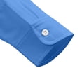 thumbnail image 5 of ZUBKTE Men's Work Shirts Solid-Color Long-Sleeve Button-Down western Shirts with Pockets S-3XL, 5 of 7
