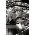 thumbnail image 3 of Hausenflock, Alan 11x14 Black Modern Framed Museum Art Print Titled - Garden Bridge II, 3 of 5