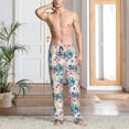 thumbnail image 4 of Bingfone Colorful Chameleons Mens All Over Print Sleep Pajama Pants-Small, 4 of 5