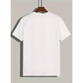 thumbnail image 2 of Men's Premium Cotton Round Neck T-Shirt with Mountain Print - Breathable, Sweat-Absorbent, Comfort Fit Short Sleeve Tee for Spring & Summer Casual Wear, 2 of 5