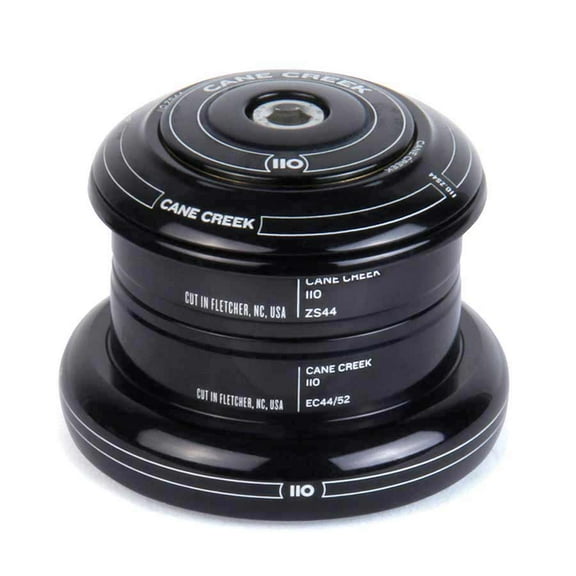 Cane Creek 110 ZS44/28.6 EC44/40 Headset Black Sealed Stainless Bearings
