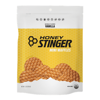Honey Stinger,  y Snack Mini Waffles, Vanilla, 5.3 oz Bag