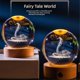 thumbnail image 5 of 3D Snake Figurine Crystal Ball with Wooden Lighting Base Crystal Ball, 5 of 5