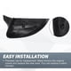 thumbnail image 4 of Cubierta de espejo retrovisor lateral izquierdo y derecho de repuesto Unique Bargains para Audi A3 S3 RS3 8V Par de fibra de carbono negra, 4 of 5