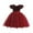 Wine, variant on Generic 2024 New Children's Dress Lace Wedding Skirt Princess Dress Attended The Party To Attend The Event Elegant Sweet Autumn Winter Clothes （10-11Years Multi-color）