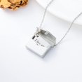 thumbnail image 4 of MYSTICPOEM Sterling Silver I love You Envelope Necklace Embellished with Crystals from Austria,hypoallergenic Message Pendant jewelry, Anniversary Birthday Gifts Present for Women, 4 of 5