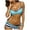 Blue, variant on DOPI Women‘s Padded Push-up Bra Bikini Set Swimsuit Bathing Suit Swimwear Beachwear