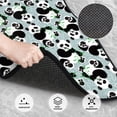 thumbnail image 3 of Fotbe Panda And Eucalyptus Juego de 4 Tapetes para Auto con Estampado – Alfombrillas de Goma Reforzada, Diseño Antideslizante, Protección para Todo el Año – Vehículos, Autos, Camionetas y SUVs, 3 of 7