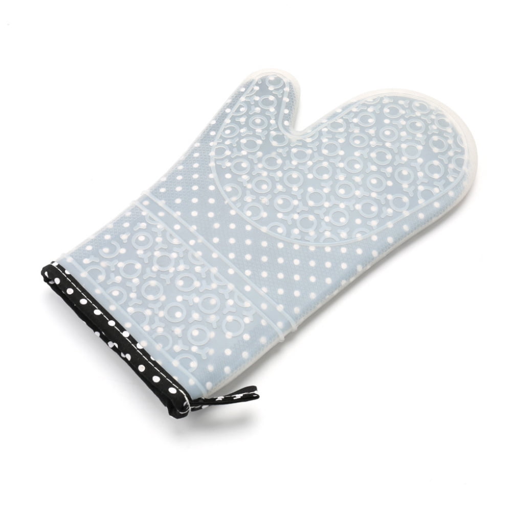 Besufy Oven Mitten 1Pc Thicken Lengthen Silicone Oven Glove Kitchen