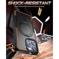 thumbnail image 5 of Poetic Neon Case for iPhone 16 Pro Max, [Magnetic Ring Stand] Dual Layer Slim Shockproof Protective Cover, Black, 5 of 5