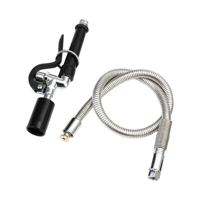 kurtrusly Commercial Kitchen Brass Sprayer Faucet Tap Spray Head with Flexible Hose