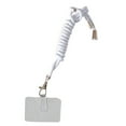 thumbnail image 1 of Mobile Phone Nylon Hanging Ropes with Card Detachable Neck Cords Anti-lost Crossbody Necklace Lanyards Strap Cellphone Accessory White, 1 of 5