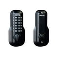 thumbnail image 2 of Lockey M-210-JB-EZ Mechanical Keyless Deadbolt Ez Mount Plate Lock - Jet Black, 2 of 4
