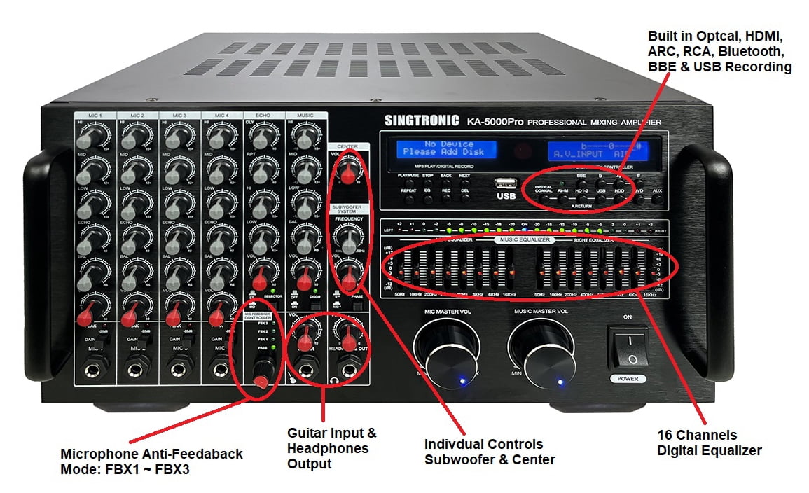Singtronic KA-5000Pro Amplifier - Thumbnail 4