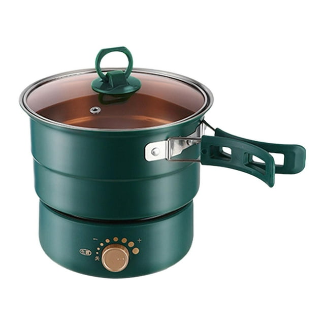 Olla De Cocina Eléctrica Dividida, Olla Plegable Multifuncional Para Dormitorio, Hogar, Camping