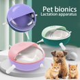 thumbnail image 2 of Comedero para gatos y perros de 200 ml, bebedero para cachorros, biberón, 4 tetinas, cuenco para leche con burbujas para amamantar a varios gatitos, 2 of 5