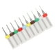 thumbnail image 1 of Juego de 10 Brocas Helicoidales, Acero de Tungsteno, Fuerte Resistencia a la Abrasión, Tallado de Tablero Elechtrico, Para Taladrar y Tallar Cera Ámbar, Placa de Circuito,, 1 of 7