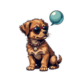 thumbnail image 3 of cartoon Dog Stickers, Waterproof Dog Sticker for Water Bottle Laptop Phone Cases Planner Skateboard Luggage Helmet Party Favor Decor, Ideal for Adults Teens Teacher Rewards, 3 of 9