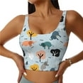 thumbnail image 1 of Balery Elephant Tree Sujetadores deportivos con espalda cruzada para mujer, acolchados, sin costuras, de alto impacto, ideales para yoga, gimnasio, entrenamiento y fitness.-Medium, 1 of 8