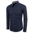 thumbnail image 3 of COOFANDY Mens Shirt Slim Fit Dress Wrinkle Free Business Plaid Button Down Collar, 3 of 6