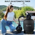 thumbnail image 5 of LANCHEZ 16" 1.5HP Sand Filter Pump System 4900GPH 7-Way Valve with Timer for Above Ground Pools, 5 of 6
