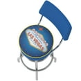 thumbnail image 5 of Trademark Fabulous Las Vegas 40" Padded Bar Stool with Back, Chrome, 5 of 6