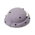 thumbnail image 2 of Chapeau Béret en Laine Filet Chapeau Haut-de-Forme pour Femmes Hiver Automne, 2 of 4