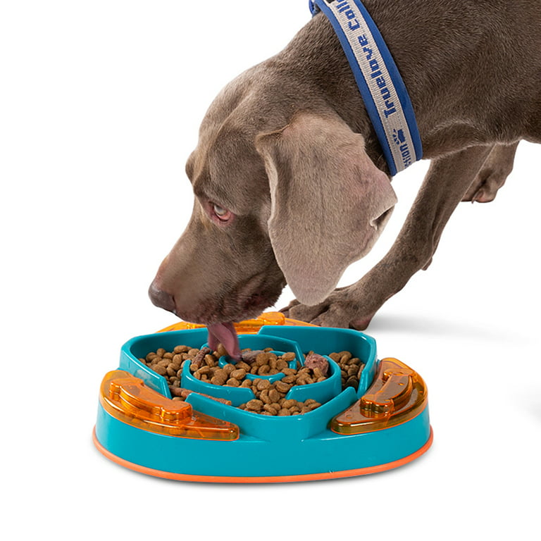 Large Non-slip Puzzle Dog Bowl - Slow Feeder For Medium & Large Dogs -  Prevents Choking! - Temu