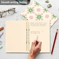 thumbnail image 4 of FORMRS 1-Subject Spiral Notebook 8" x 5" College Ruled 60 Refillable Sheet A5 Hard Cover, 2 Pack, Retro Green Stars, 4 of 7