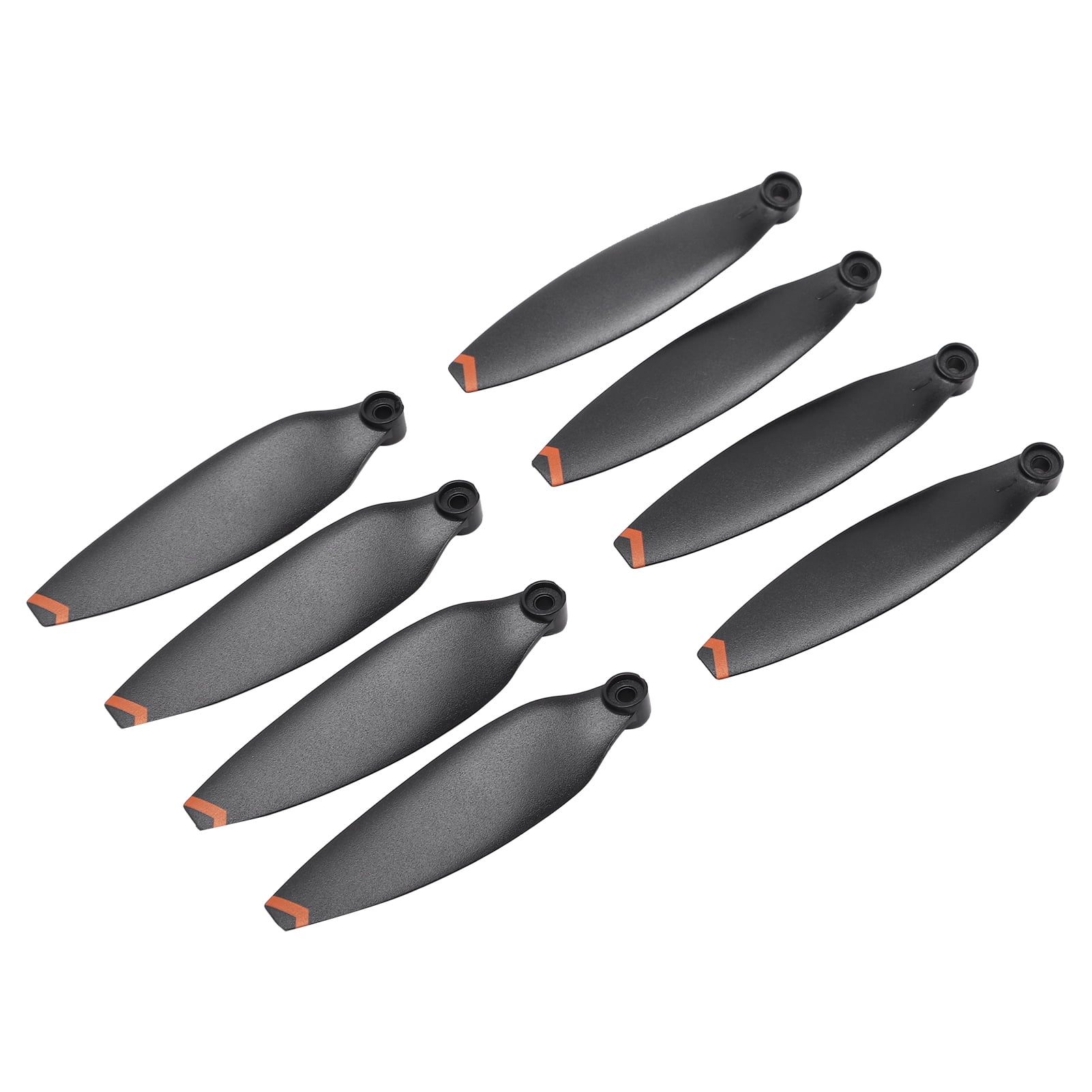 NFTIGB 8Pcs Low-Noise Drone Propellers Blades Replacement Accessories for FIMI X8 MINI with 12 Screws and 1 Screwdriver, Quick Release Folding Swing Blade Drone Props, Orange Edge 3.1in / 8cm