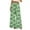 Green, variant on Women Wide Leg Pants Drawstring Elastic Waist Bottoms Slit Hem Slacks Leaf Summer Trousers with Pockets 2XL
