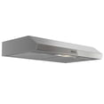 thumbnail image 3 of Campana empotrable 80cms con 3 velocidades de Acero Inoxidable con vidrio espejo WH8010SS, 3 of 5