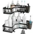 thumbnail image 5 of BIBABLYKE Bathroom & Shower Storage Solution Space Saving Rack Adhesive Shower Shelf Corner Rack Efficient & Functional Shelf, 5 of 7