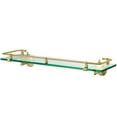 thumbnail image 3 of Gatco 1438C Premier Gallery Railing Glass Shelf, Chrome, 3 of 3