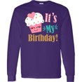 thumbnail image 3 of Inktastic It's My Birthday Cupcake Long Sleeve T-Shirt, 3 of 5