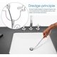 thumbnail image 2 of Promoción de invierno, cepillo de limpieza de fregadero flexible de 45 cm, herramienta de dragado de drenaje de tuberías de agua, 2 of 3