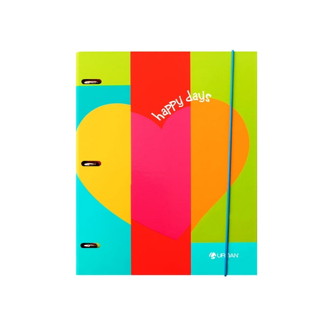 Carpeta Profesional Pasta Dura Corazon Raya 120hojas