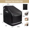 thumbnail image 3 of MOLIBYME Outdoor Chair Cover 4 Pack, Patio Furniture Covers with UV Protection, Padded Handles and Air Vents, 38.97"W x 37"D x 37.79"H, 3 of 8