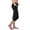Black, variant on TAGOLD Womens Summer Pants, Womens Summer Yoga Pants, Autumn Women Workout Out Leggings Stretch Waist Button Pocket Yoga Gym Cropped Trousers With Pocket
