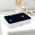 thumbnail image 6 of Constellation Portable PU Leather Earring Holder Organizer with Removable Compartment and Storage Box, 6 of 6