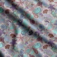 thumbnail image 1 of Soimoi Sea Shell Print,Cotton Cambric, Quilting Fabric Sold by The Yard 42 Inch Wide, Medium Weight Cotton Fabric, SewingSupplies,Dusty Gray, 1 of 5