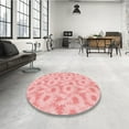 thumbnail image 4 of Ahgly Company Machine Washable Indoor Rectangle Transitional Red Area Rugs, 4' x 6', 4 of 7