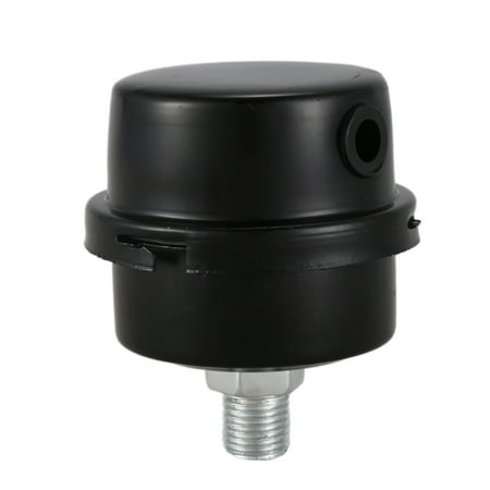 

Air Compressor Intake Filter Muffler Silencer 1/4BSP 13mm Thread Black