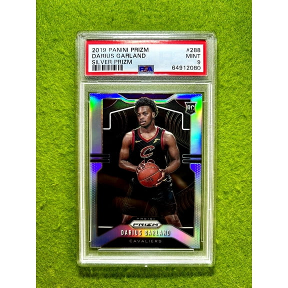 Darius Garland SILVER PRIZM ROOKIE CARD PSA 9 SP RC 2019 Panini Prizm CAVALIERS