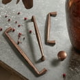 thumbnail image 3 of Goo-Ki 3.8" Hole Center Antique Copper Kitchen Cabinet Handles, Closet Classic Zinc Alloy Drawer Cabinet Pulls Dresser Hardware for Bedroom, 6 Pack, 3 of 8